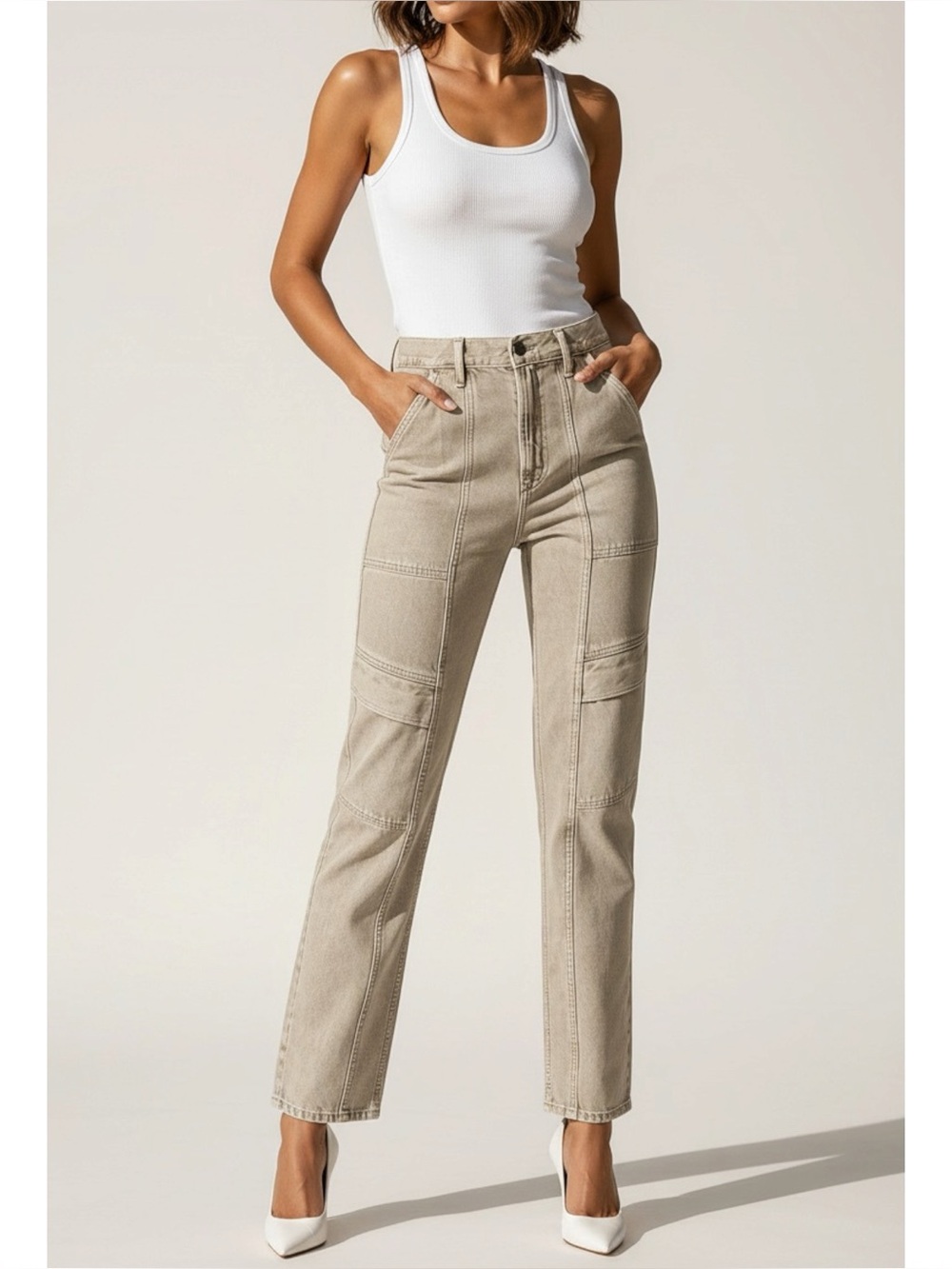 AGOLDE Cooper Cargo Jeans, Drab, 29”